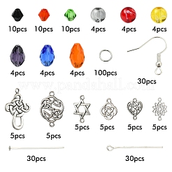 Набор для самостоятельного изготовления ювелирных изделий из сплава сережек&nbsp;DIY-YW0011-89