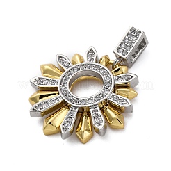 Латунные микро проложить кубического циркония подвески&nbsp;KK-V009-20G