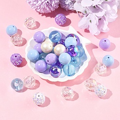 40шт 8 стиля акриловые бусины&nbsp;OACR-FS0004-11