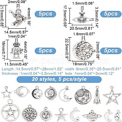 20 стили подвески из сплава в тибетском стиле&nbsp;FIND-AR0005-10