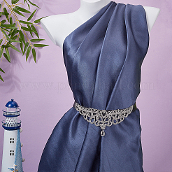 Украшение для воротника из стеклянных стразов DIY-WH0061-009