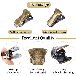 35 шт. зажимы типа «крокодил» из сплава&nbsp;FIND-CP0003-15AB