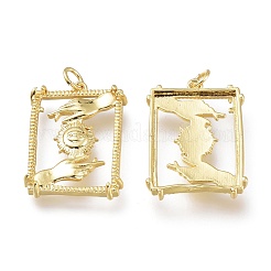 Латунные подвески&nbsp;ZIRC-I048-01G