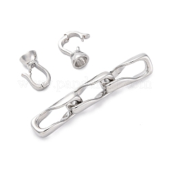 Латунь раз по сравнению с застежками&nbsp;KK-P291-18P