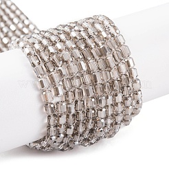 Стеклянные бусины с гальваническим покрытием &nbsp;EGLA-D031-01X