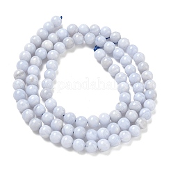 Класс аа натуральные синие кружевные бусины из агата&nbsp;G-F222-30-4mm