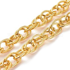 Ручки для сумок из алюминиевых цепей с двойным звеном&nbsp;AJEW-BA00087