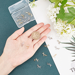 Латунные микропаве прозрачные кубические циркониевые подвески&nbsp;KK-PH0001-52