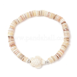 Браслеты из натуральных пресноводных бусин и искусственной бирюзы&nbsp;BJEW-JB11875-01