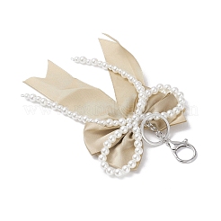 4 шт. 4-цветный полиэстеровый брелок-подвеска в виде банта KEYC-JKC01424