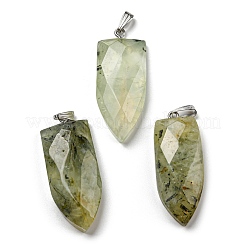 Заостренные подвески из натурального пренита&nbsp;G-M405-07P-02