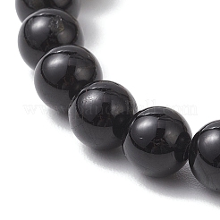 Женские эластичные браслеты из натуральных бусин селенита&nbsp;BJEW-JB13084