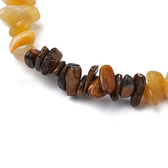 Эластичный браслет с драгоценными камнями&nbsp;BJEW-JB11012-06