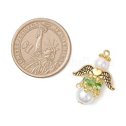 Подвески из перламутрового стекла и жемчуга&nbsp;PALLOY-MZ00978-08