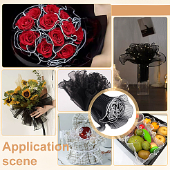 Отделка плиссированным кружевом длиной 9.5~10 м из полиэстера&nbsp;OCOR-PH0002-97A