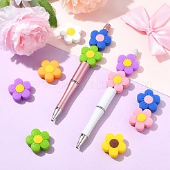 14шт 7 цвета силиконовые бусины&nbsp;SIL-CJ0002-90