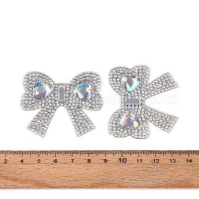 Горный хрусталь с бантом&nbsp;DIY-T004-03-1