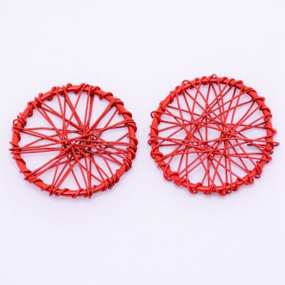 Железные подвески из обернутой проволоки&nbsp;IFIN-WH0053-41A-02-1