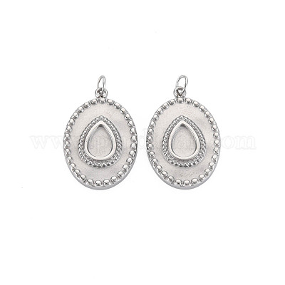 Эмалевые оправы для подвесок из нержавеющей стали 304 STAS-N097-196P-1