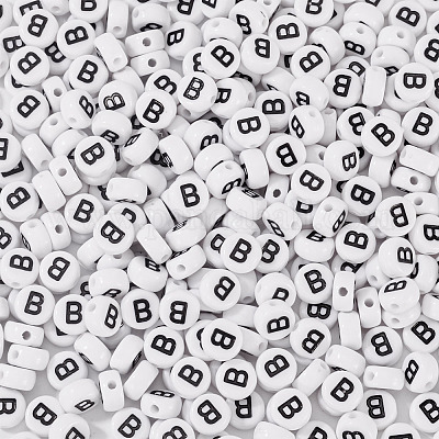 500шт акриловые бусины&nbsp;SACR-TA0001-55B-1