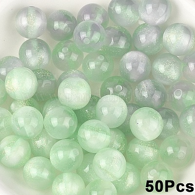 50 шт. непрозрачных УФ-реактивных шариков&nbsp;RESI-YW0005-93F-1