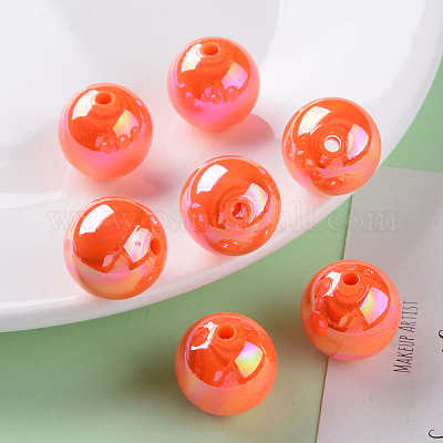 Непрозрачные акриловые бусины MACR-S370-D20mm-20-1