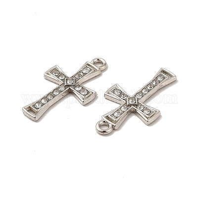 Подвески из сплава с хрустальными стразами&nbsp;ALRI-M019-04P-1