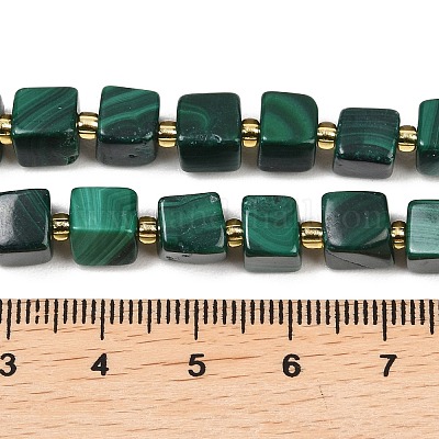 Природного малахита бисер нитей&nbsp;G-G053-B25-03-1