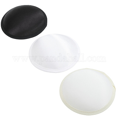 3 шт. 3-цветная атласная имитация льна основа для шляпы-вуальщика для шляпного магазина&nbsp;AJEW-GF0010-82-1