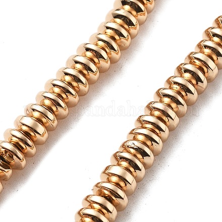 Гальванические нити из синтетических немагнитных гематитовых бусин G-M095-C01-02KCG-1