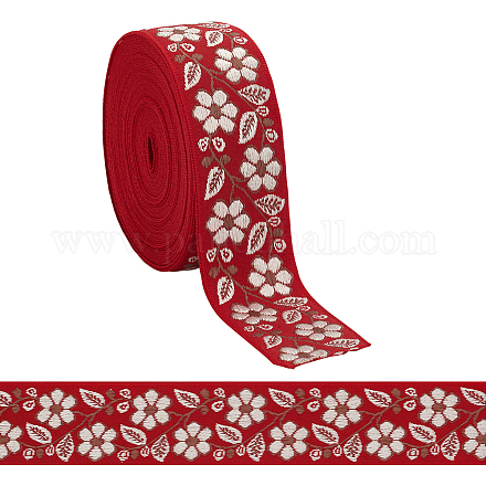 10 ярд полиэфирные ленты с вышивкой в этническом стиле OCOR-FG0002-24A-1