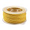 20M Nylon Twisted Round Cord, for Bag Strap Making, Gold, 2mm, about 21.87 Yards(20m)/Roll