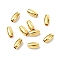 Brass Beads, Barrel, Cadmium Free & Nickel Free & Lead Free, Real 18K Gold Plated, 6x3mm, Hole: 1.2mm
