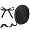 Polyester Ribbons, Garment Accessories, Black, 5/8 inch(15mm)