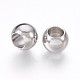 Европейские бусины из нержавеющей стали 201 STAS-P220-07P-2