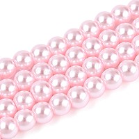 Выпечка окрашены перламутровый стекла жемчужные нити круглый шарик&nbsp;X-HY-Q003-6mm-05-01
