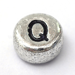 Плакированные акриловые бусины с горизонтальными отверстиями PACR-Q099-03Q