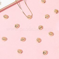 20 шт. латунные бусины с покрытием стойки&nbsp;KK-BBC0021-40