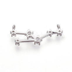 Латунные микро проложить кубического циркония подвески&nbsp;ZIRC-F099-20P-11