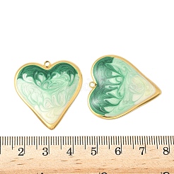 Подвески из нержавеющей стали 304 с эмалью&nbsp;STAS-V015-42G-03