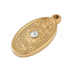 Ионное покрытие (ip) 304 нержавеющая сталь стойка покрытие кубический цирконий подвески&nbsp;STAS-U019-05G