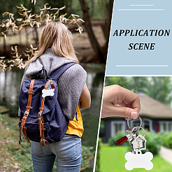 Наборы для изготовления брелока-подвески из алюминия с двусторонней термопередачей своими руками&nbsp;DIY-SP0005-26C