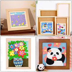 DIY детская деревянная отделка глиняная рамка для фотографий&nbsp;WOOD-WH20008-07E