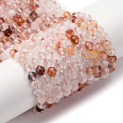 Нити бусин из натурального железистого кварца&nbsp;G-B142-A01-4mm