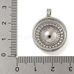 Латунные микропаве прозрачные подвески с фианитом&nbsp;KK-N254-118P-02