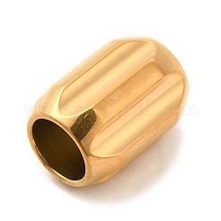 Ионное покрытие (ip) 304 нержавеющая сталь глазурованные европейские бусины&nbsp;STAS-M308-10E