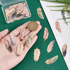 30шт 5 цвета подвески из сплава со стразами&nbsp;KK-PH0013-78