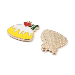 Подвески из эмалевого сплава с покрытием из легкого золота&nbsp;ENAM-M219-03KCG