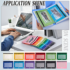 12 шт. двухцветный чехол для ручек из ткани Оксфорд&nbsp;AJEW-FG0005-16