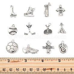 48шт 12 стиля подвески из сплава в тибетском стиле&nbsp;TIBE-FP0001-15